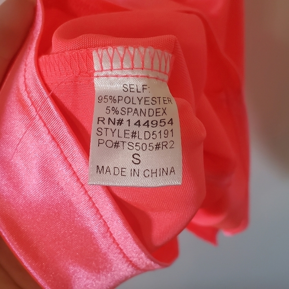 Neon Pink Dress - Picture 5 of 6